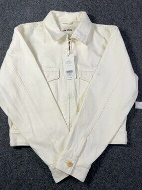 Buck Mason Womens Natural Ridge Twill Mechanic's Jacket Small NWI Msrp198 [ND9]